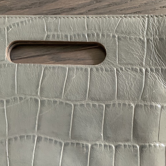 Michael Kors Gray Clutch/Shoulder Purse - Picture 7 of 10